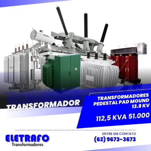 Transformador Pedestal 112,5 kVA - Eficiência para Ambientes Externos