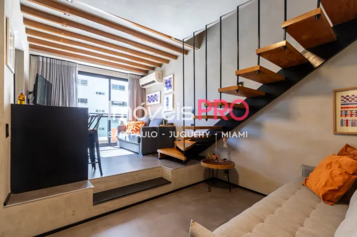 Apto duplex de 1 suite e 1 vaga no Paraiso prox do metro