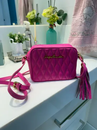 Bolsa Luiza Barcelos Clássica Rosa Pink