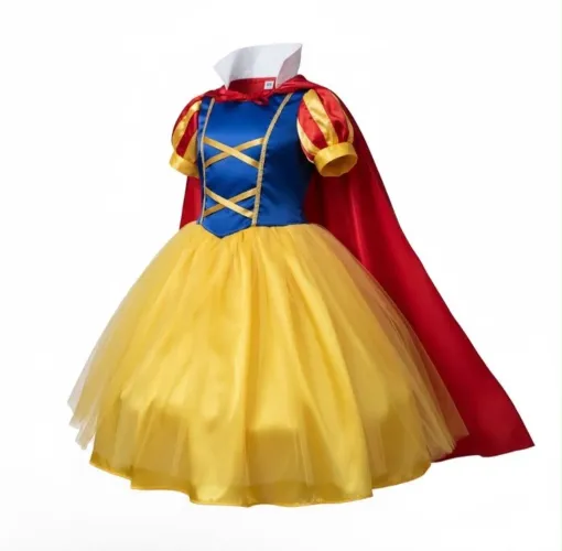 Vestido Branca de neve luxo 3 anos