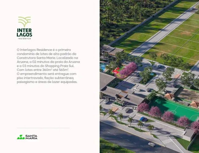 Terreno no condomínio Interlagos Residence, Aeroporto - Aracaju - SE