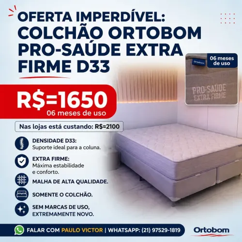 Colchão casal Ortobom D33