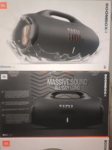 JBL BOOMBOX 4 ORIGINAL LACRADA - R$2.299 - 34H BATERIA IP68