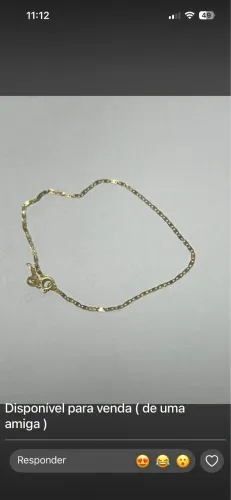 Pulseira ouro 18k (fina)