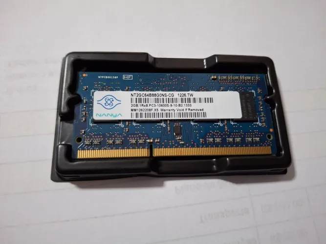 Memória DDR3 1333Mhz 2GB.