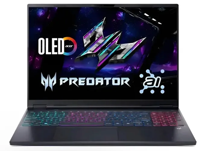 Acer Predator Helio Neo 16s Core 9 Ultra 32 GB Rtx 5070ti 1 TB preto