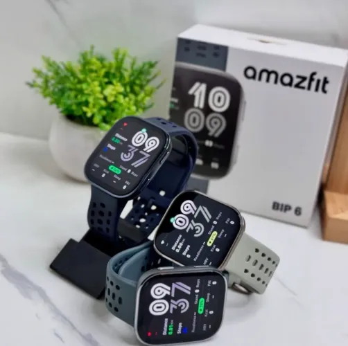 Relógio Amazfit bip 6 Rosa X