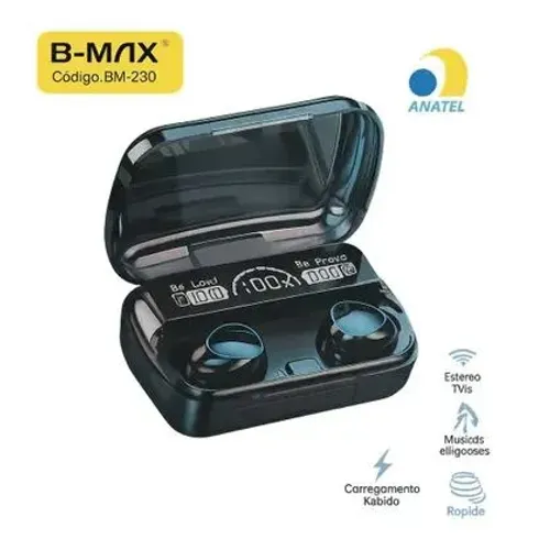 Fone De Ouvido B-max Bm-230 Bluetooth 5.3 TWS