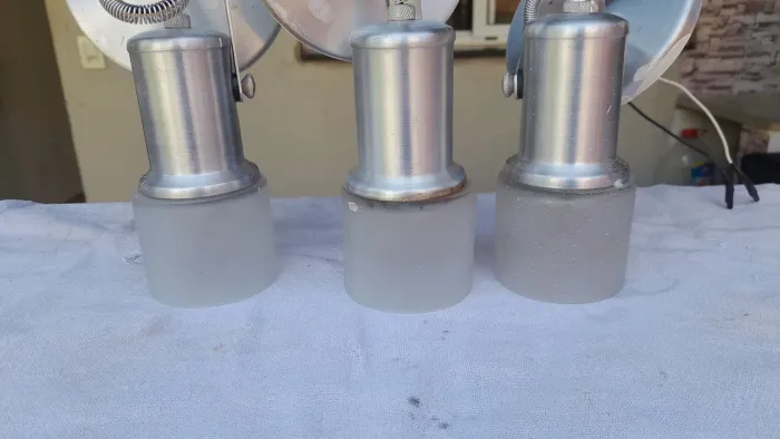 Arandelas de vidro kit com 3