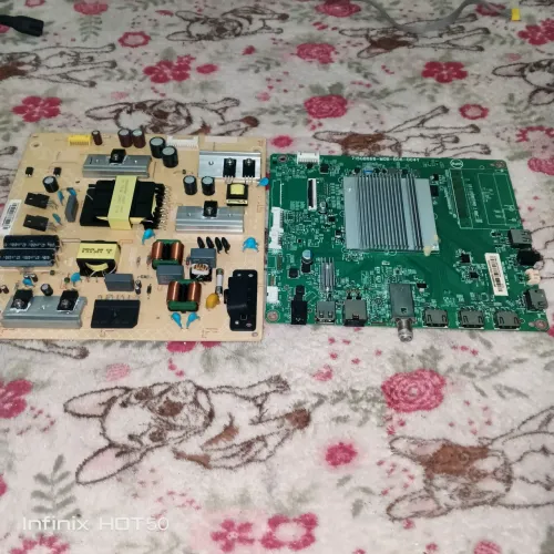 vendo placa de tv smart placa principal e placa da fonte 43 polegadas modelo  50pug7406/78