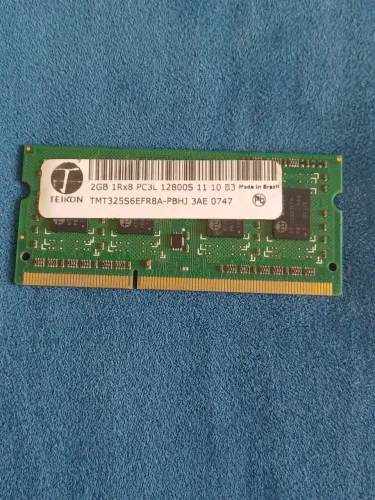 Memória Pc3L 2GB testada.