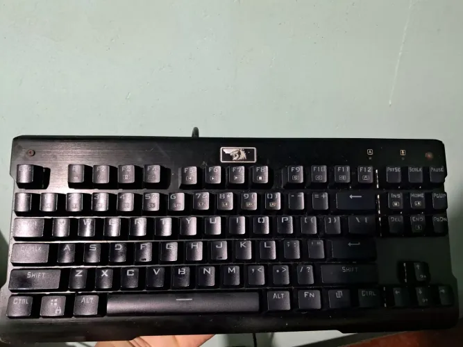 Teclado mecânico redragon switch azul