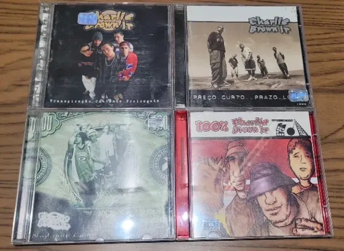 4 CDs Charlie Brown Jr. (Originais)