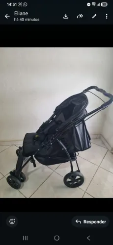 Carrinho,caderinha e bebe conforto,berço  tudo novo
