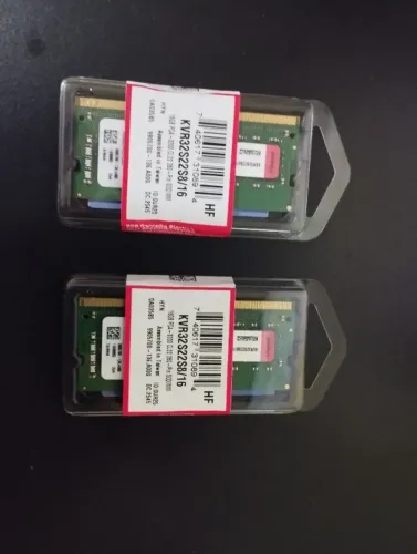02 memórias ram 16GB DDR4 NOTEBOOK 500$ AS DUAS PRA IR LOGO