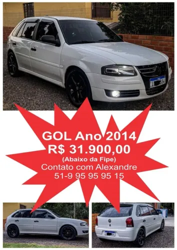 Volkswagen Gol Geração VI City Trendline 1.0 8V MI Total Flex Mec. 4P 2014
