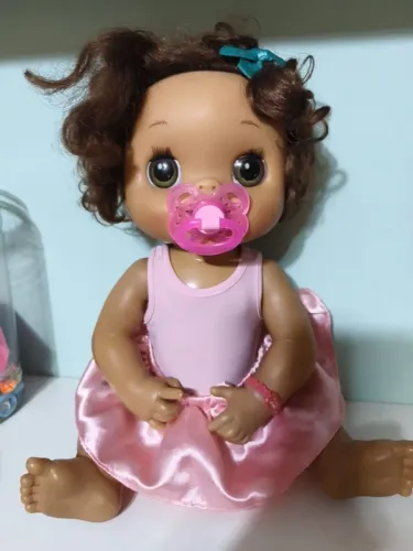Baby Alive meu lindo bebê morena 