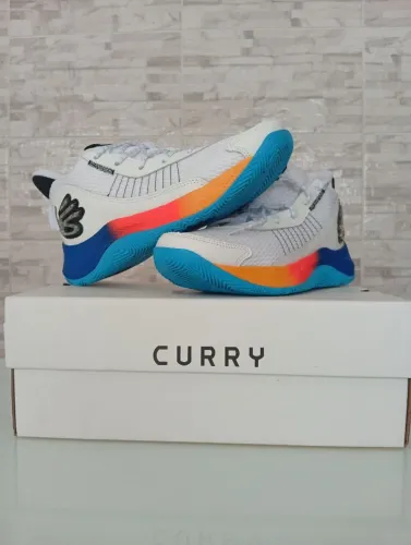 Tênis de basquete masculino Under Armour Curry Branco