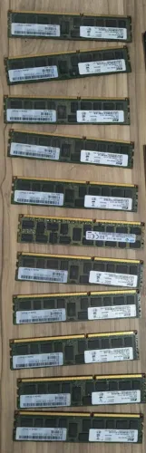 Lote 11 Memórias Samsung 8GB DDR3L ECC REG 1333MHz ? 88GB.