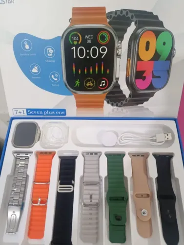 Smartwatch ultra 7 pulseiras - Entregamos Maceió sem taxa