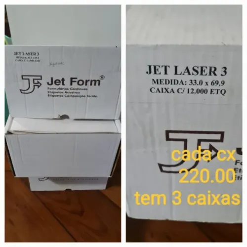 3 Caixas de Etiquetas de Composição
