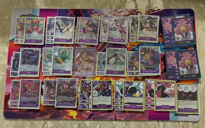 Deck One Piece TCG Doffy Com Líder Plimpado + POOL