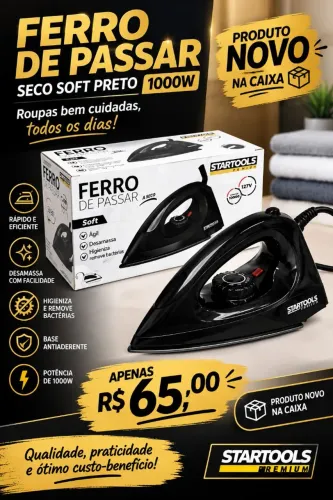 Ferro de passar NOVO DE LOJA