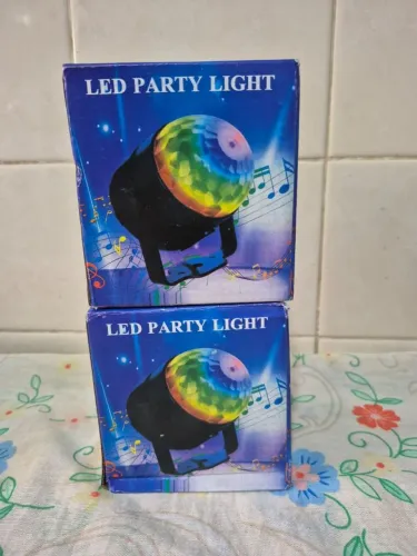 Mini Globo Bola Maluca Led Rgb Iluminação Eventos E Festas