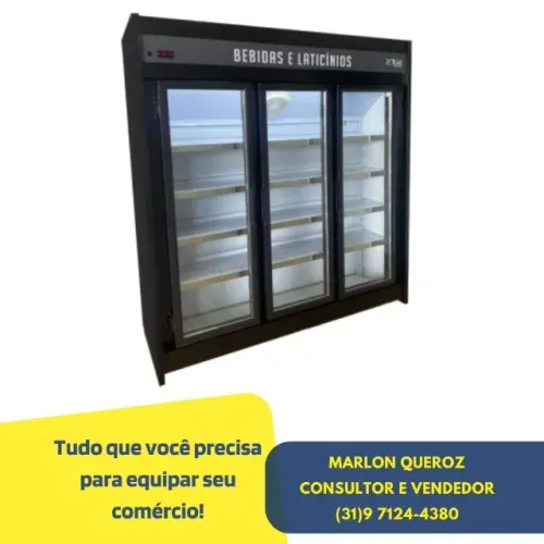 Auto Serviço Refrigerador 3 Portas Polar