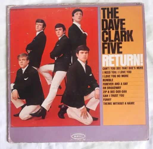 LP VINIL - THE DAVE CLARK FIVE - RETURN - 1964 - IMPORTADO