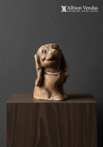 Decoração Escultura Cachorro