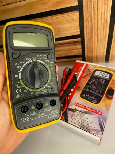 Multímetro Profissional Digital Lcd Capacimetro Aviso Sonoro - XL830L