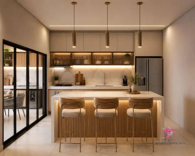 Casa com 3 Dormitórios e Área Gourmet à Venda no Residencial Santa Helena