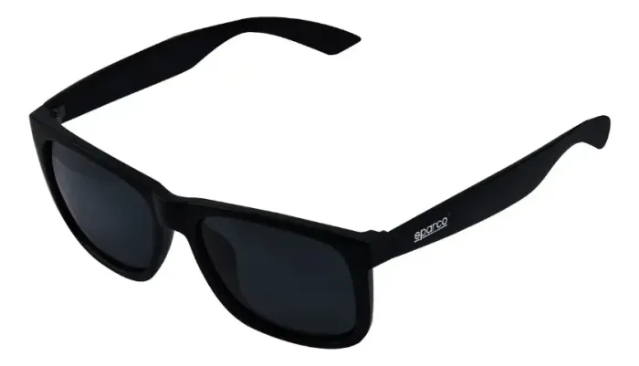Óculos De Sol Polarizados Sparco Preto Fosco Óculos Acetato Preto Fosco Universal, Design 