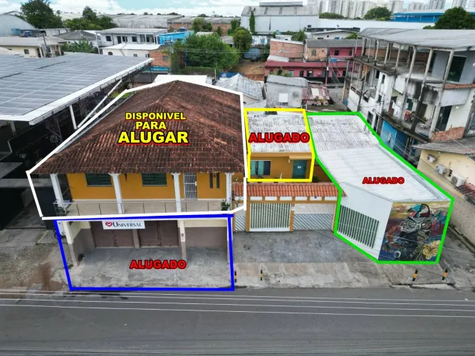 CASA COM 4 QUARTOS SENDO 2 SUÍTES - PRÉDIO COMERCIAL E RESIDENCIAL DE ESQUINA COM 506M² NA