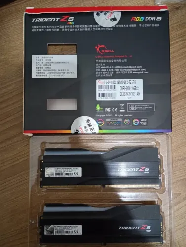 memoria ram ddr5 gskill 6400 mhz cl32 2x16 gb xmp 3.0
