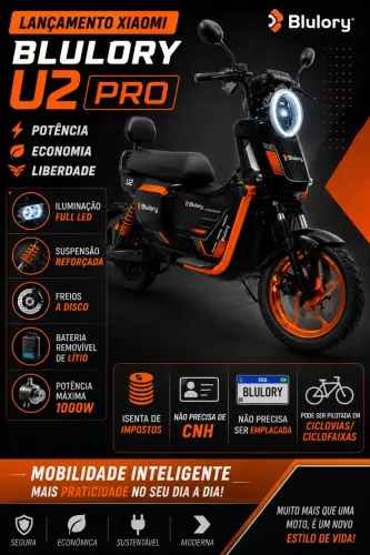 Moto elétrica blulory u2 pro - xiaomi