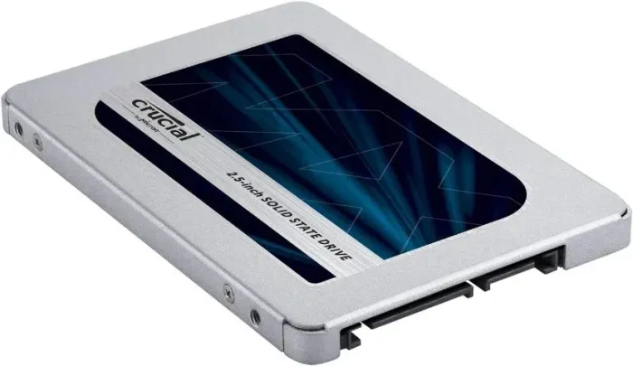 SSD SATA 2.5" em aluminio da Crucial modelo MX500 de 1Tb novíssimo