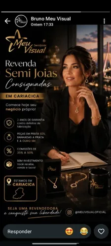 Vagas de revendedores semi jóias 