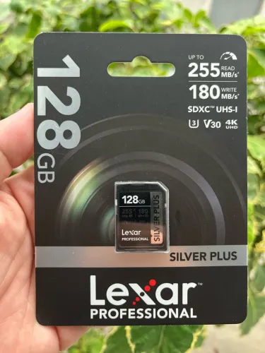 Cartão lexar silver plus 128GB