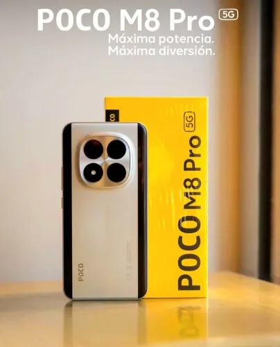 Xiaomi Poco M8 Pro 5g Smartphone Novo Zero Na Caixa Completo Com Acessórios Garantia