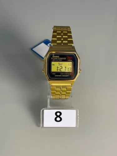 Relógio Casio Dourado digital com pulseira ajustável original e novo