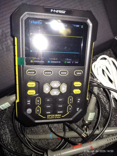 Osciloscópio E Gerador De Sinais Fnirsi Dpox180h - 180mhz
