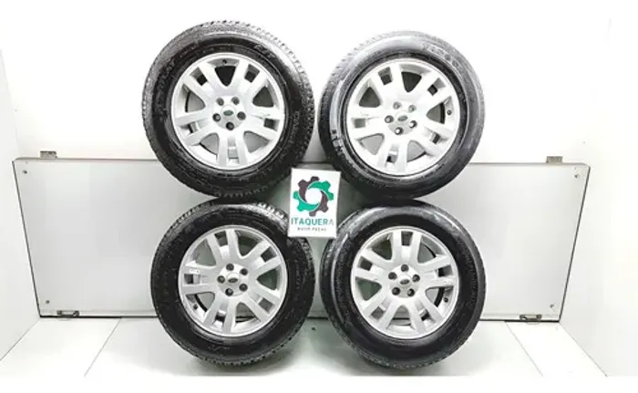 Jogo Roda Com Pneu 235/65 R17 Freelander 2 Ano 2009 Cinza
