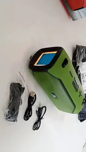 Caixa de som portátil bluetooth tws 30w nova