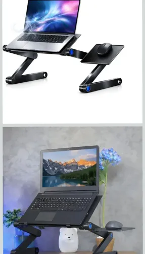 Suporte Ergonômico para Notebook com Cooler e Mousepad