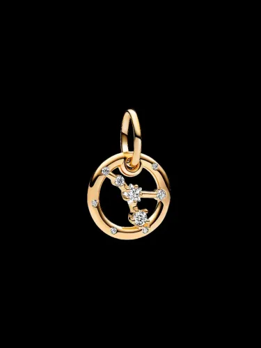 Charm Pandora - Câncer - Revestido a ouro