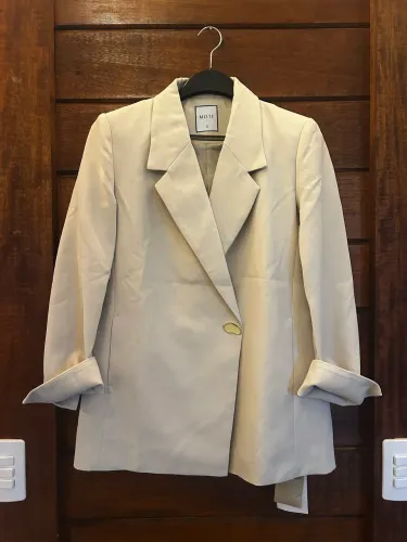 Blazer oversize off white gelo