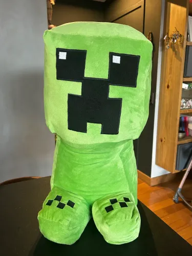 Pelúcia Gigante Minecraft Creeper 60cm