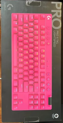 Teclado Logitech G Pro X TKL Magenta - Nunca usado